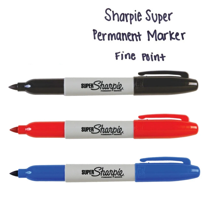 Перманентный маркер Sharpie 3 шт./лот очень вместительные чернильные краски маркеры