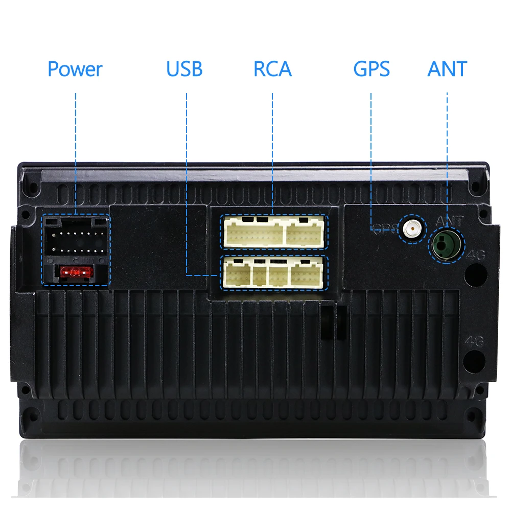 LeeKooLuu Автомобильный мультимедийный плеер 2din Andriod gps навигация Авторадио WiFi USB FM 2 Din " автомобильный аудио Радио стерео резервный монитор