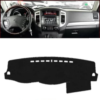 

SJ Car Inner Auto Dashboard Cover Dashmat Pad Carpet Sun Shade Dash Board Cover For Mitsubishi pajero 2007 2008 2009 2010-2017