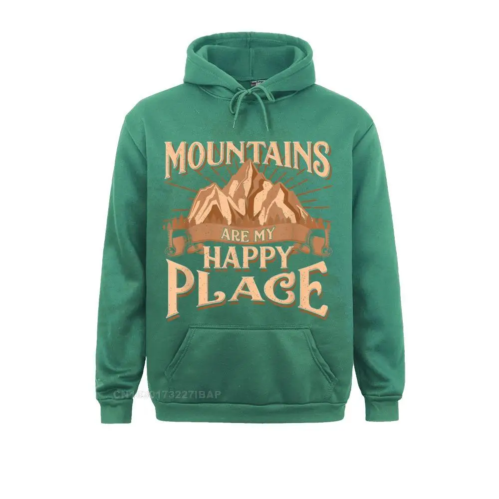thumbnail image 1 of Las montañas son mi lugar feliz, regalo para un hombre o una mujer excursionistas, sudaderas con capucha, sudaderas de alta calidad estilo preppy para hombres y mujeres, 1 of 5