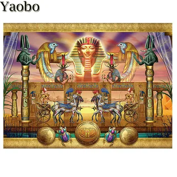 

5 d mosaic diamond DIY Diamond Painting Egyptian Pharaoh full square diamond Embroidery icon 3d cross stitch needwork home decor