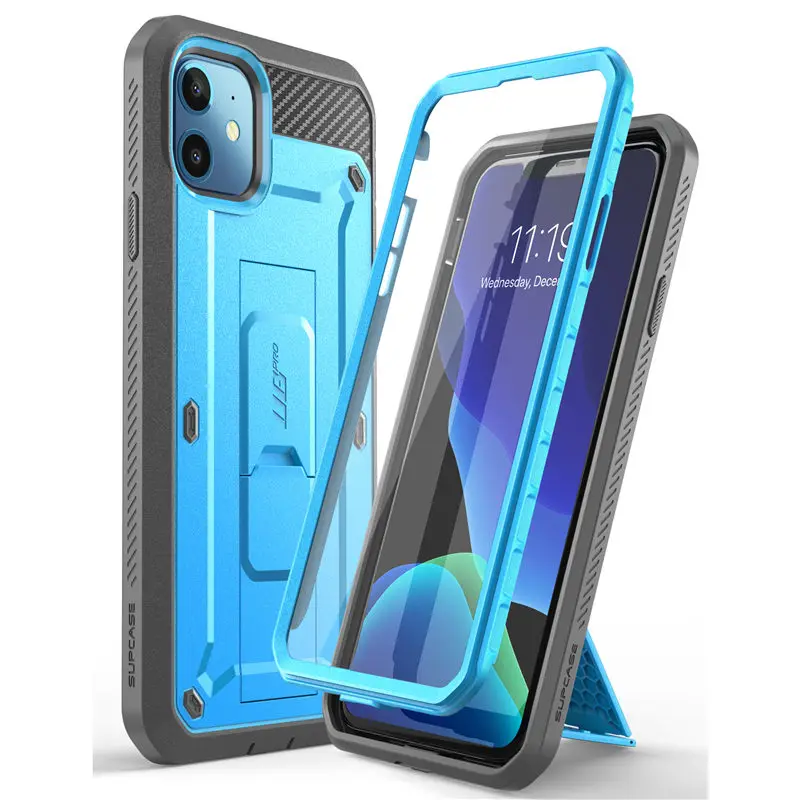 

SUPCASE For iPhone 11 Case 6.1" (2019 Release) UB Pro Full-Body Rugged Holster Cover with Built-in Screen Protector & Kickstand
