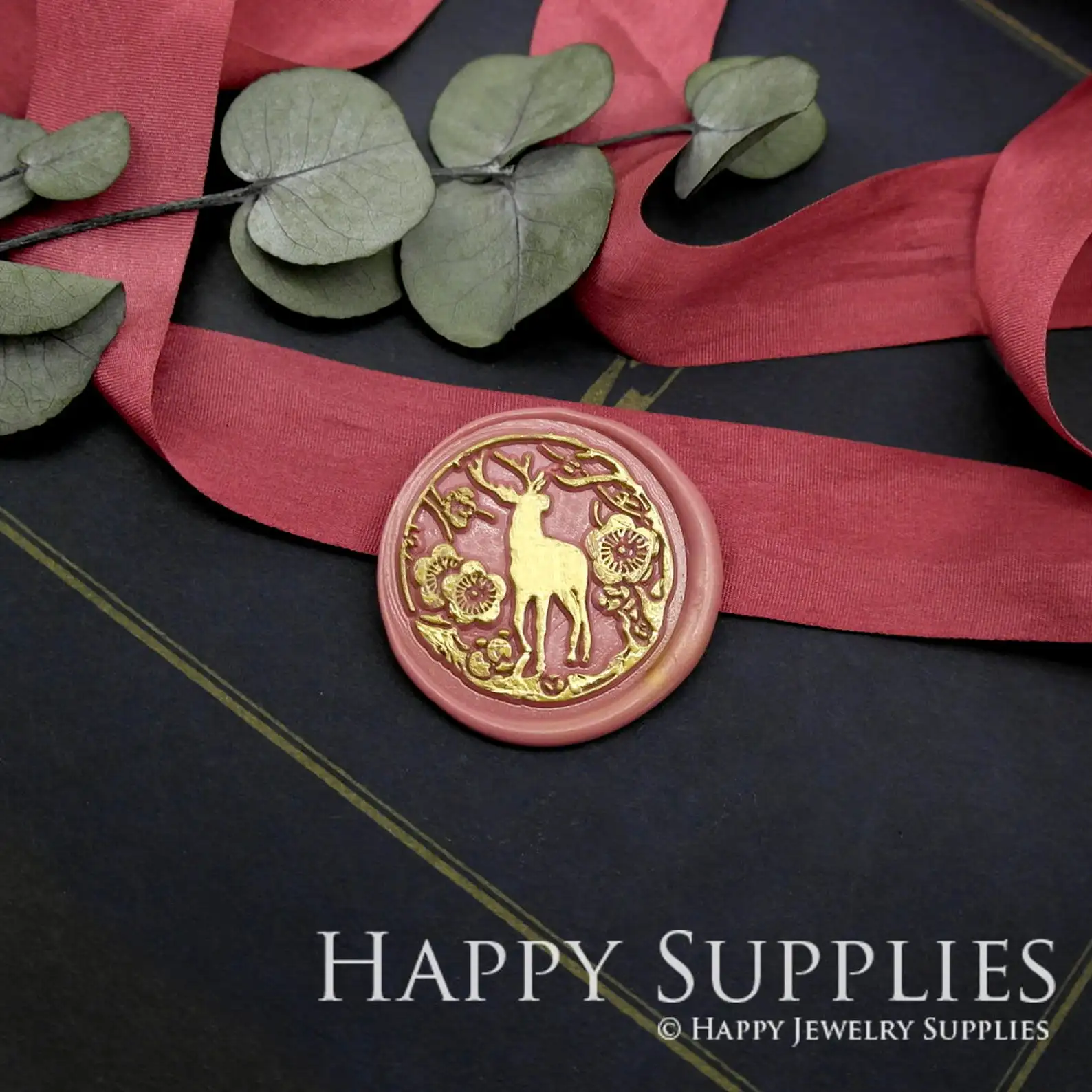 Plum Blossom Deer Metal Stamp / Wedding Wax Seal Sealing | Дом и сад
