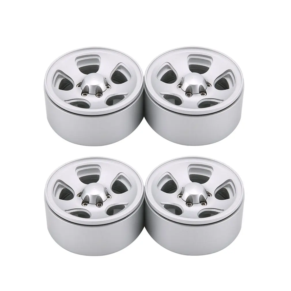 

1pairs/2Pairs Alloy 1.9 CNC Beadlock Wheels Rims for 1/10 RC Crawler Axial SCX10 SCX10 II 90046 Traxxas TRX4 D90
