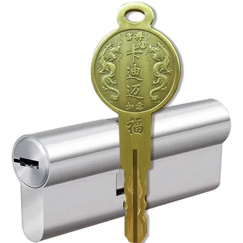 

Door cylinder 65 70 75 80 85 90 95 100mm Security Security door lock cylinder 304 stainless steel lock cylinder 8 Key