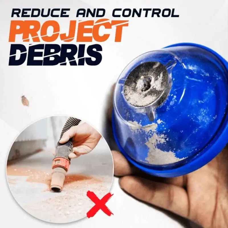 Accesorio para taladro eléctrico evita el polvo herramienta para el hogar