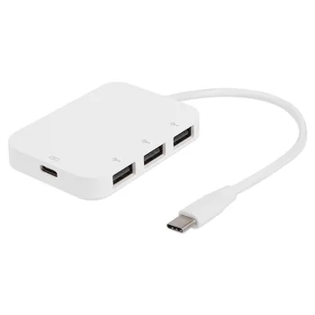 

USB Type-C HUB Splitter Converter 3 USB 2.0 PD Charging Dock OTG Adapter