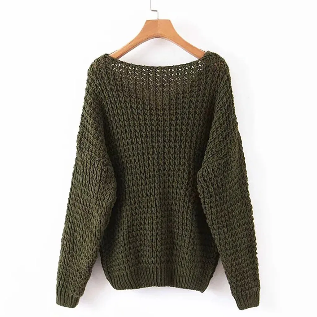 SAGACE, модные зимние женские пуловеры, прочный фонарь с рукавом, вязаные свитера, теплые мягкие вязаные топы, уличная одежда с v-образным вырезом A301015