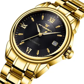 

Students new automatic calendar calendar hollow-out waterproof luminous mechanical table tourbillon business table men and women