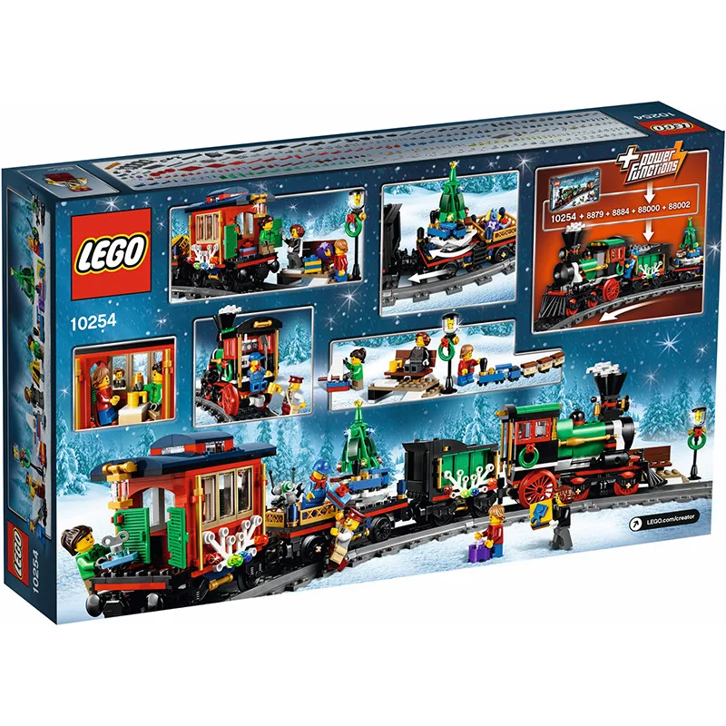 Lego LEGO Creative Master Series 10254 Winter Holiday Train Small Particles Building Blocks Lego LEGO Creative Master Series 10254 Winter Holiday Train Small Particles Building Blocks