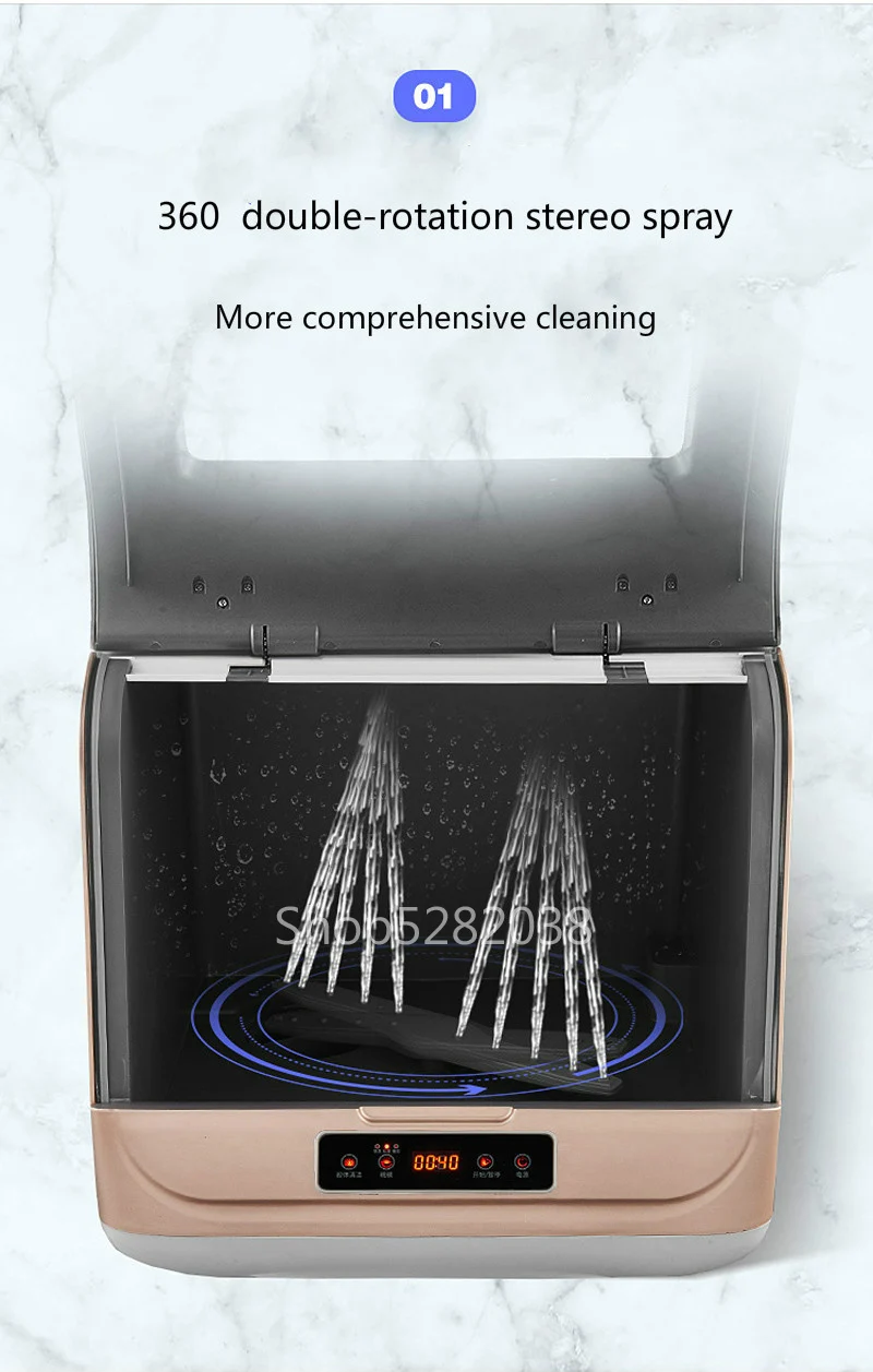 Интеллектуальная высокотемпературная стерилизация посудомоечная машина электрическая многофункциональная посудомоечная машина