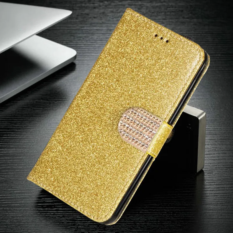 huawei silicone case For Huawei Ascend G8 GX8 RIO-L01 RIO-L02 5.5" Fashion Bling Glitter Leather Case Classical Flip Stand Wallet Cover waterproof case for huawei