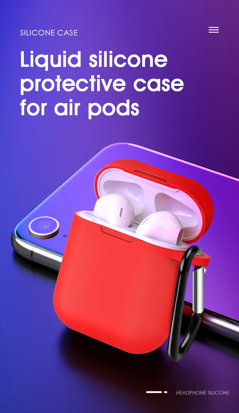 LINGCHEN чехол для наушников для Apple AirPods 2 мягкий силиконовый чехол беспроводные Bluetooth наушники защитный чехол для Air Pods чехол