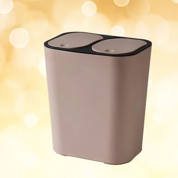 

1PC Trash Can Home Plastic Classification Wastebasket Garbage Can Storage Box