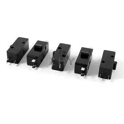 

5 Pcs AC 250V/3A 125V/5A SPDT 4 Terminals Push Button Mini Micro Switch