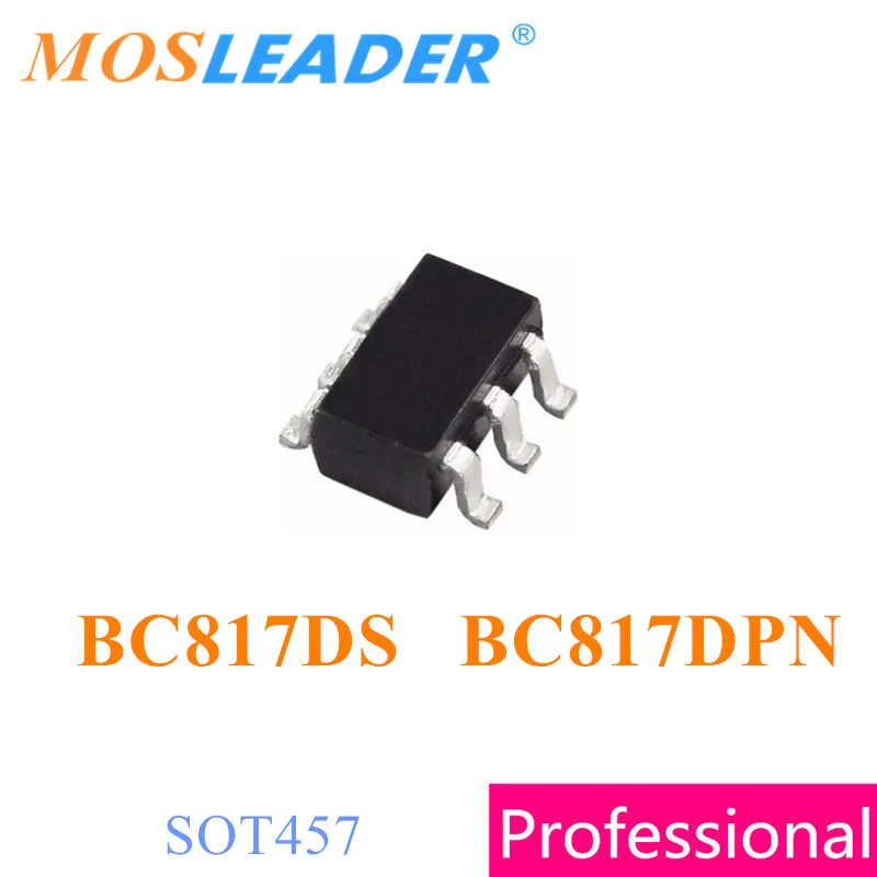 Mosleader 3000pcs BC817DS BC817DPN SOT457 Original High quality NPN ...