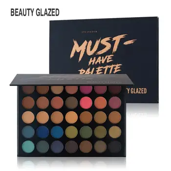 

35 Colors Beauty Glazed Cosmetic Matte Eyeshadow Pallete Eye Shadow Makeup Palette Set Long Lasting Cosmetic Tool