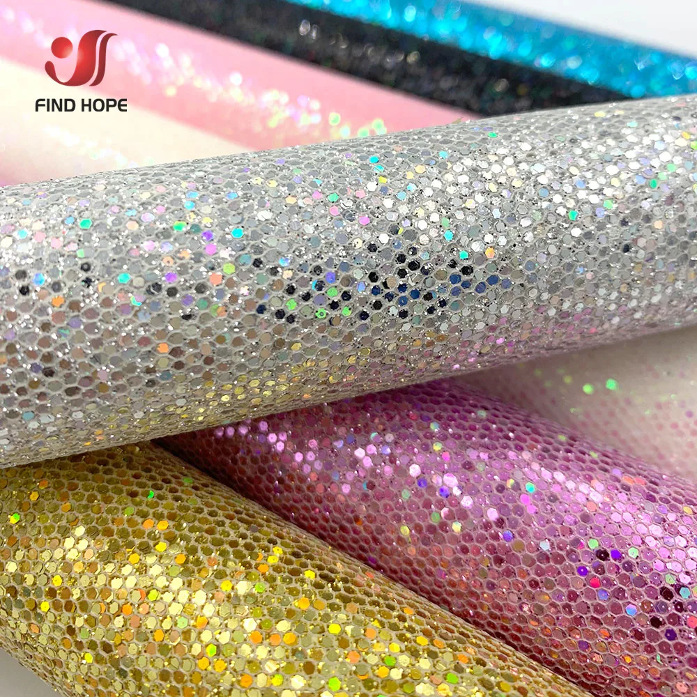 Self Adhesive Diamond Glitter Fabric PU Faux Leather Vinyl Stairs Wallpaper Sticker Border Decor Craft Bow Material DIY 20X120cm