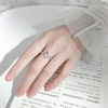 Sole Memory Cool Fresh Literary Twig Simple Cute 925 Sterling Silver Female Resizable Opening Rings SRI433 ► Photo 2/5