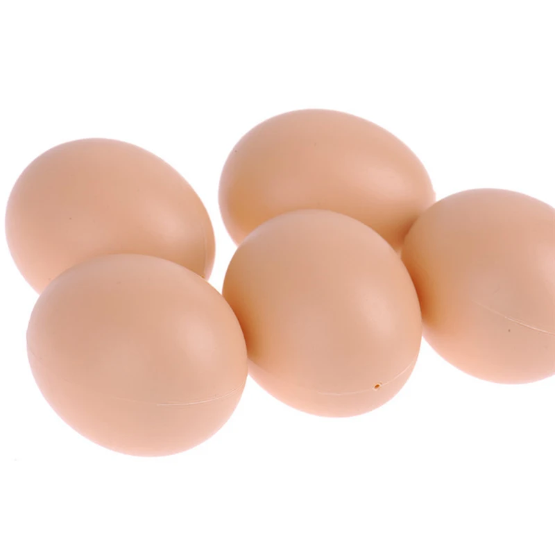 50 Pcs Wooden Children's Toys Realistic Simulation Eggs DIY Painted Graffiti Toys Play House Toys