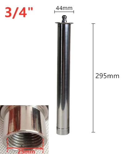 Ugello Per Fontana In Acciaio Inox 304, Getto Regolabile 3-8 Mt, Filetto G1 Per Laghetto E Giardino - 3