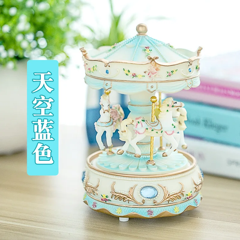 Taoyuan Фабрика магазин роторный троянская музыкальная шкатулка восемь музыкальная копилка подарок на день рождения для девочек