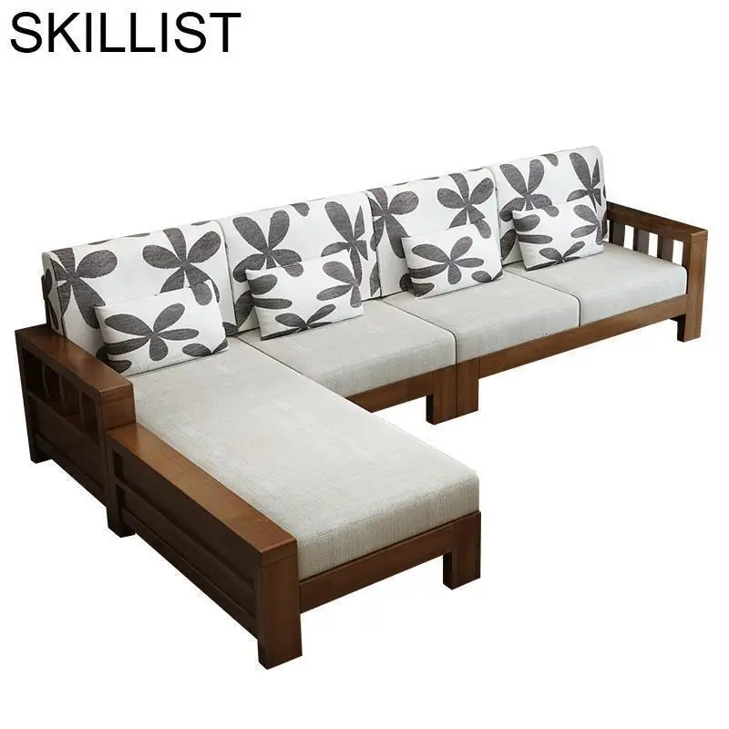 

Meble Do Salonu Puff Futon Home Copridivano Oturma Grubu Mobilya Wooden Retro Set Living Room Furniture Mueble De Sala Sofa