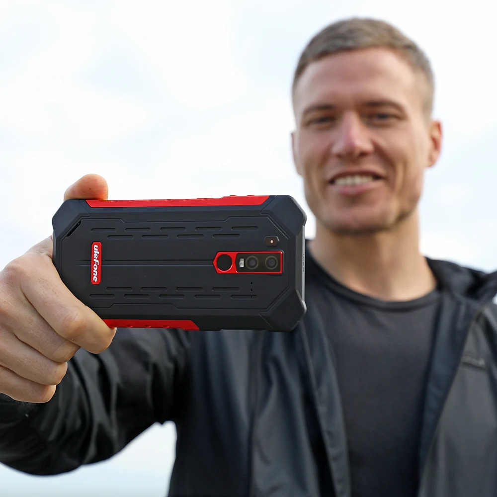 Ulefone Armor 6E IP68 водонепроницаемый мобильный телефон Helio P70 4 Гб+ 64 Гб 6," Беспроводное зарядное устройство 5000 мАч Android 9,0 смартфон NFC