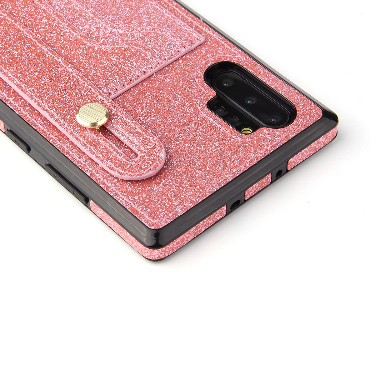 S20 Ultra Glitter Wrist Strap Case for Galaxy S20 Plus Note 10+ Soft TPU Leather Card Holder Cover Bracket Solid Color Coque S20 Ultra Glitter Wrist Strap Case for Galaxy S20 Plus Note 10+ Soft TPU Leather Card Holder Cover Bracket Solid Color Coque