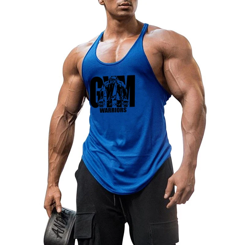 Gym Tank Top Men Fitness Clothing Men Bodybuilding Tank Tops Summer Gym  Clothing