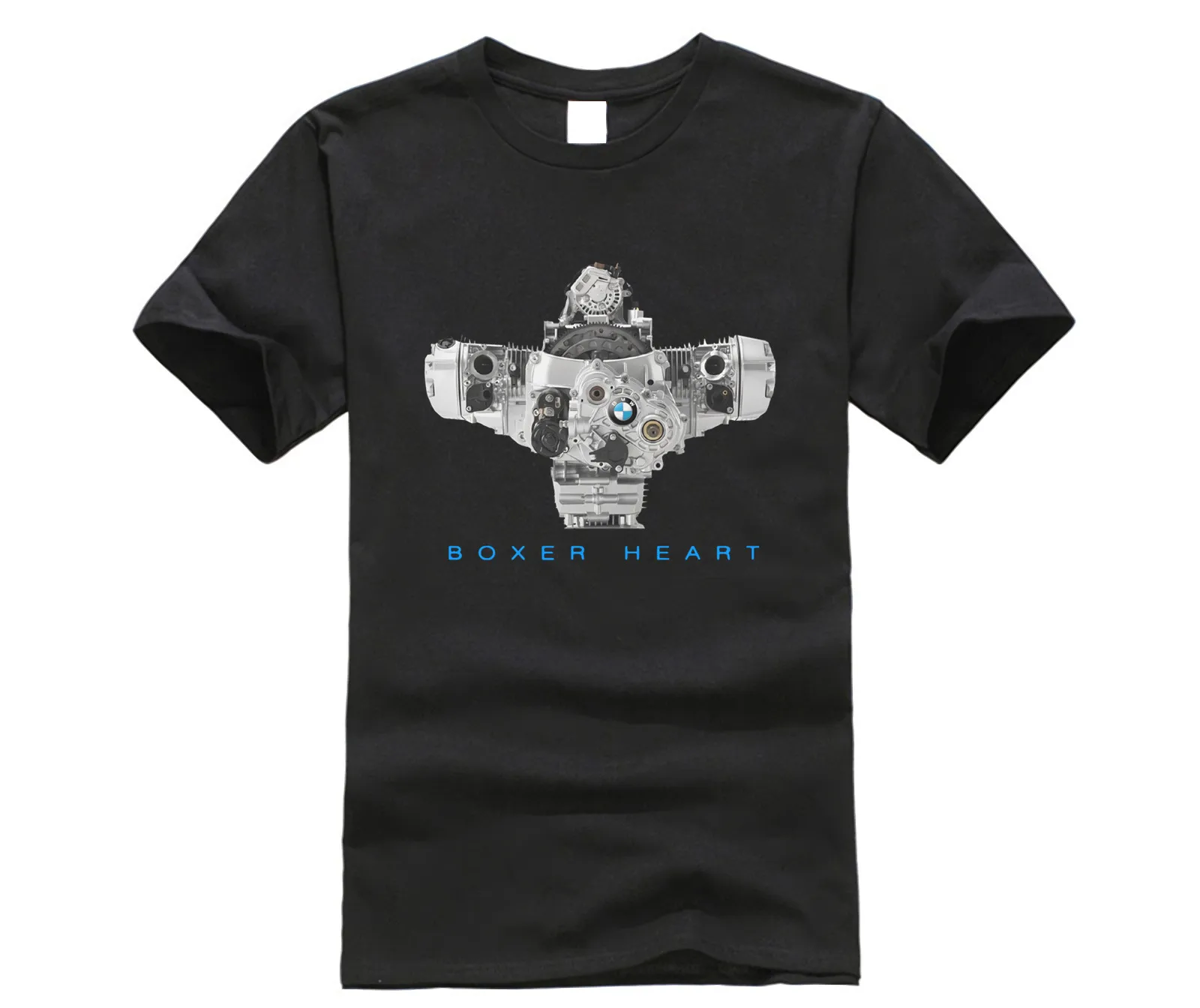 Новинка лета 2019 крутая футболка немецкая мотоциклетная боксерская с сердечком R
