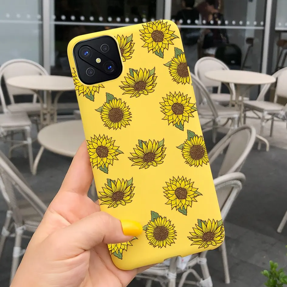 For OPPO Reno 4Z 5G Reno4Z CPH2065 Case Phone Cover Flower Cartoon Protective Bumper Funda Soft Coque For OPPO Reno4 Z A92s Etui 