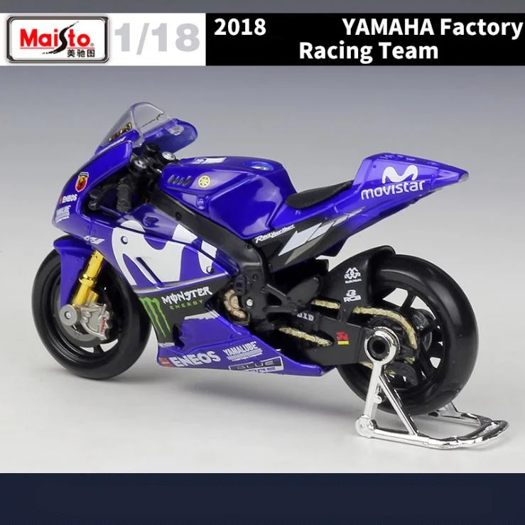 Maisto/1:18 Масштаб/Литье под давлением модель мотоциклетная игрушка/ YAMAHA Заводская гоночная команда модель/элегантный подарочный или игрушка/Collection/малыш
