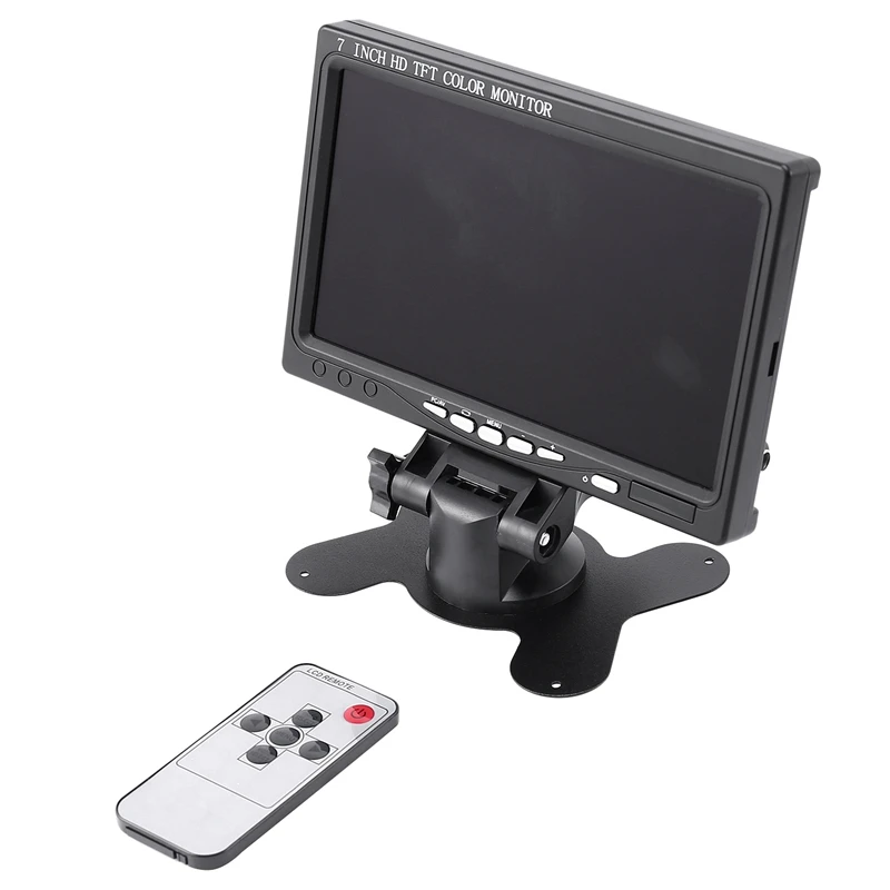 7-дюймовый портативный монитор 1024X60 0 Дисплей HDMI-совместимый/VGA/AV фотомонитор с