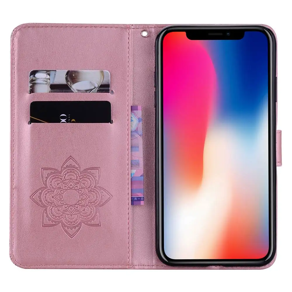 Чехол книжка для iPhone 12 11 Pro Max кожаный 3D чехол с рисунком совы XS XR X 8 7 6 6S SE 5 дюймов