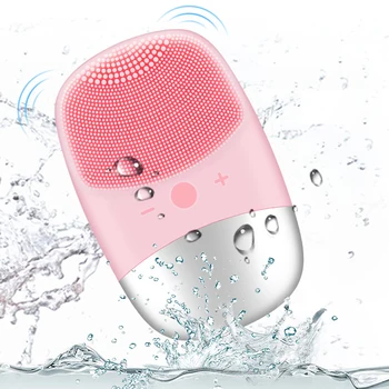 

facial cleansing brush Silicone Shrinking Pores Oil-control Electric Cleansing Instrument Electric Face Cleansing Brush