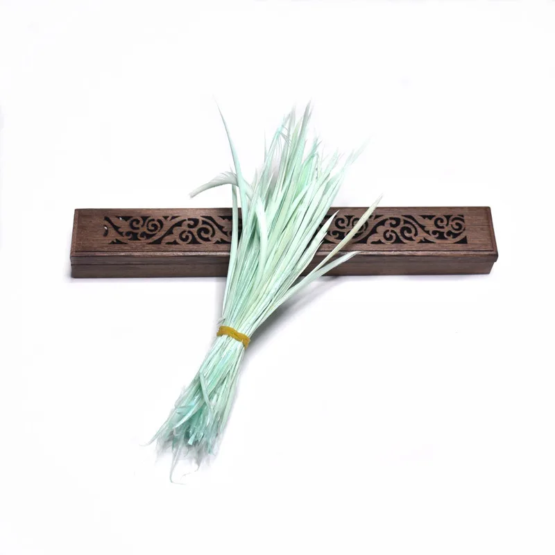 Mint Green Тонких мягких гусиных Биот перьев для рукоделия 15-20 см DIY турецкое платье, украшенное перьями/ювелирными изделиями/Свадебные украшения для наращивания волос - Цвет: Mint Green