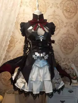 

[Customized] Anime Honkai Impact 3 Rita Rossweisse Lolita Uniform+wings Gorgeous Cosplay Costume Women Halloween Free Shipping