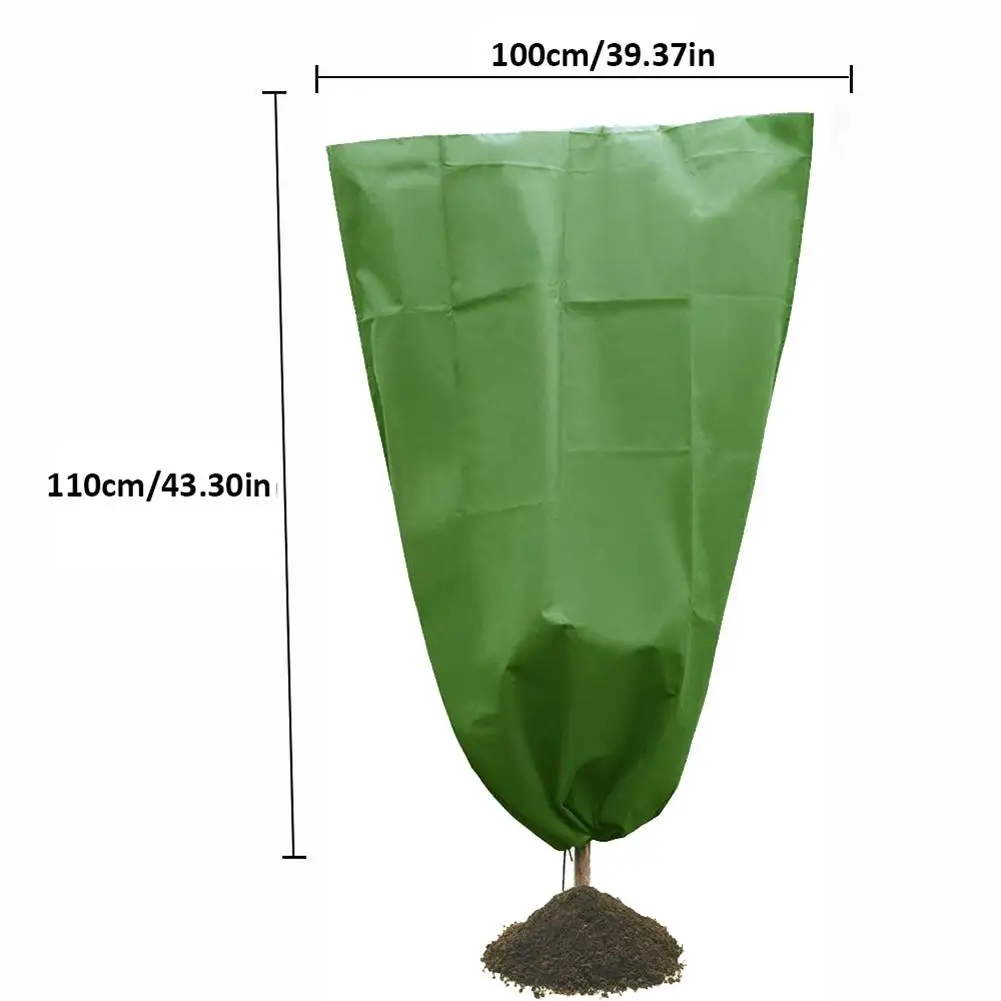 1 шт., садовый зимний чехол для теплицы, мешок для защиты растений, садоводство, сад Садоводство, нетканый зимний чехол для растений