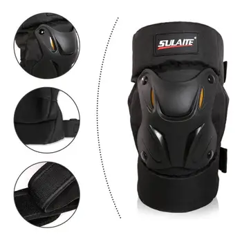 

1 Pair/2PCs Windproof Cold-Proof Black Motorcycle Motocross Racing Knee Pads Off Road Gear Protector Motorcycle Accessories