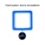 Beilight Aquarium Fish Feeding Ring Floating Station Square/Circle with Suction Cup Suitable for Flakes Floating Fish