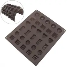 Трехсеточная коричневая 3D силиконовая форма для шоколада с тюльпаном, ароматерапия, мыло ручной работы, Ароматический диффузор для выпечки, сделай сам