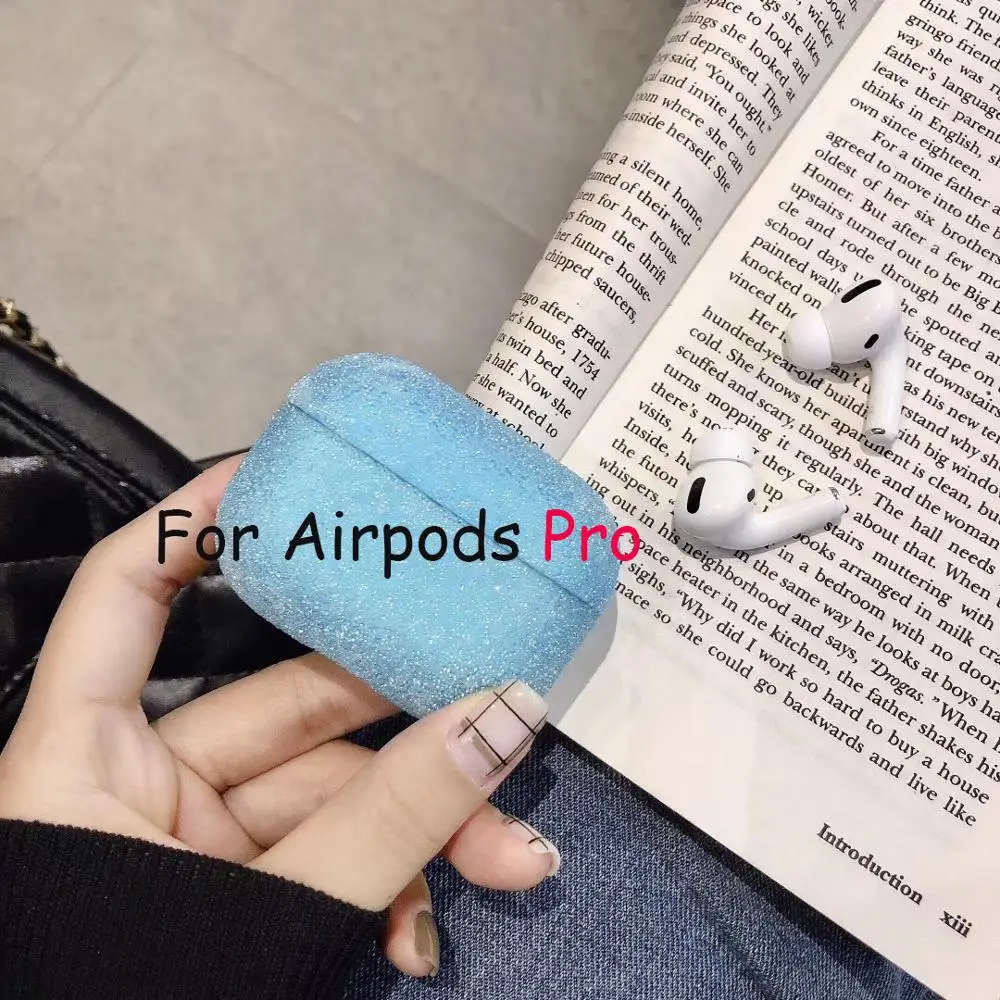 Чехол s для Airpods Pro, чехол, шикарный Кристалл, роскошная Девичья сумка, беспроводной Bluetooth чехол для наушников, для Airpods 2, 1, Heatset, зарядная коробка - Цвет: Blue For AirpodsPro