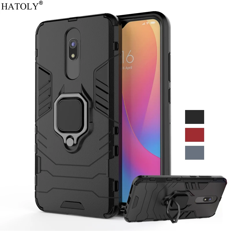 

For Xiaomi Redmi 8 Case Cover TPU Magnetic Ring Holder Armor Back Cover For Xiaomi Redmi 8 Phone Bumper Case For Xiaomi Redmi 8
