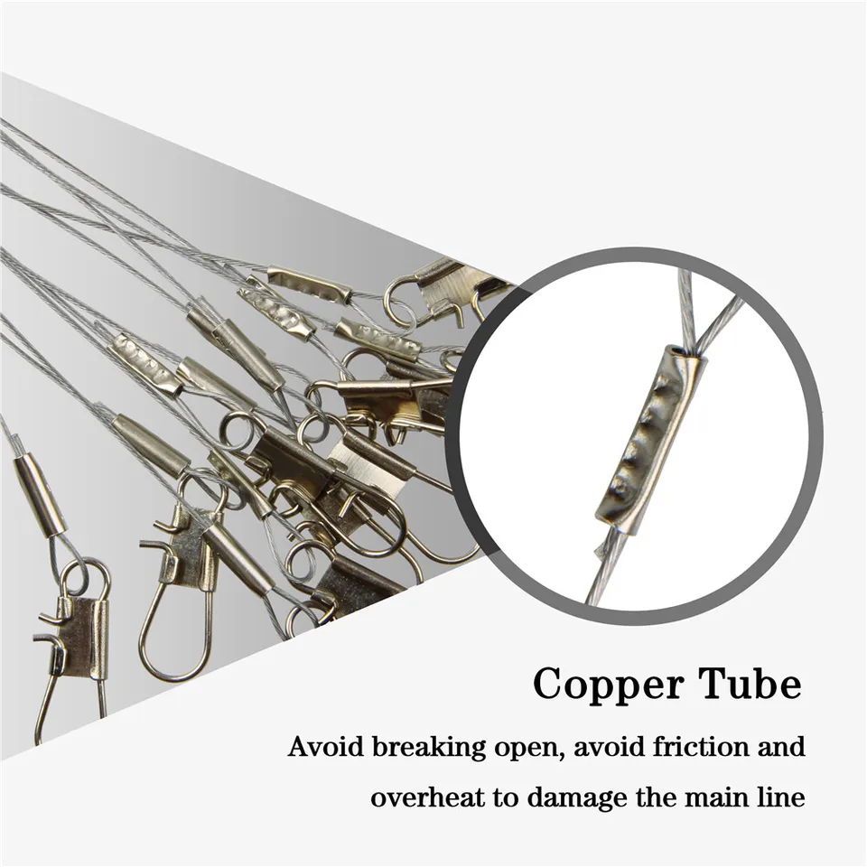 Steowsey 250 Pcs/Set Ligne de Pêche Une Manchon Une Sertir Simple Baril Chef de File de Tube en Cuivre Connecteur Accessoires de Pêche Ligne Tube