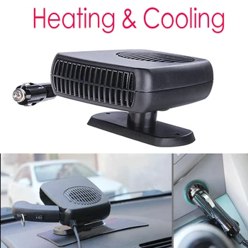 

Auto Heater Fan 2 in 1 Car Heater Heating Cooling Fan Defroster Demister DC 12V 150W for Vehicle Portable Temperature Control