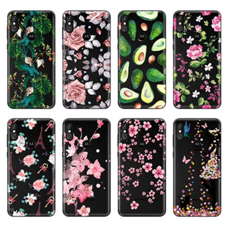 

Soft Tpu Phone Case For Motorola Moto E4 G5 Play G5S G6 Plus G7 Cases Silicone Fundas For Moto One Power Cover Sheer Bumper