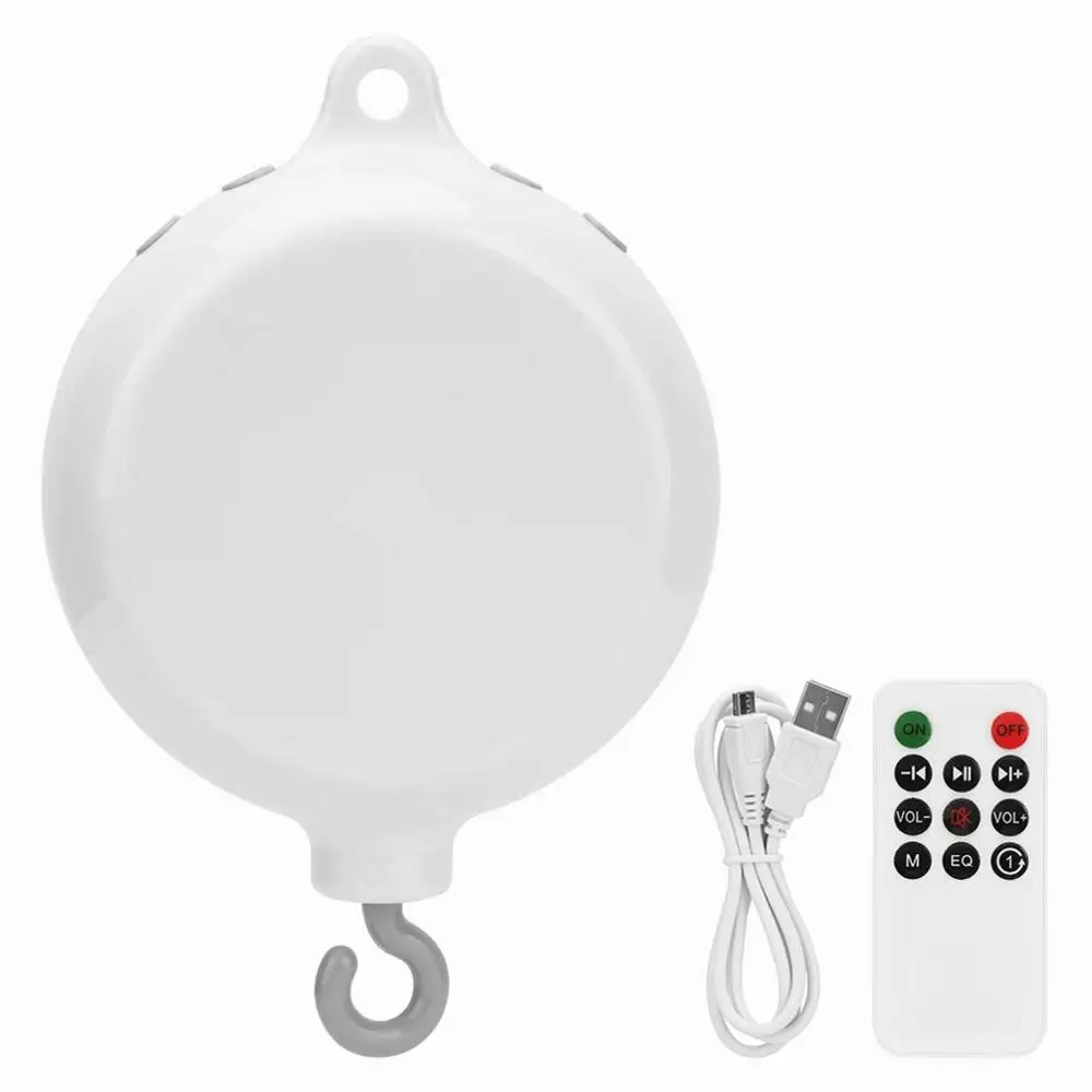 

Battery Operated Bed Bell Crib Mobile White Color Baby Ccrib Baby Carriage Hanging Toy Newborn Baby Nursy Toy