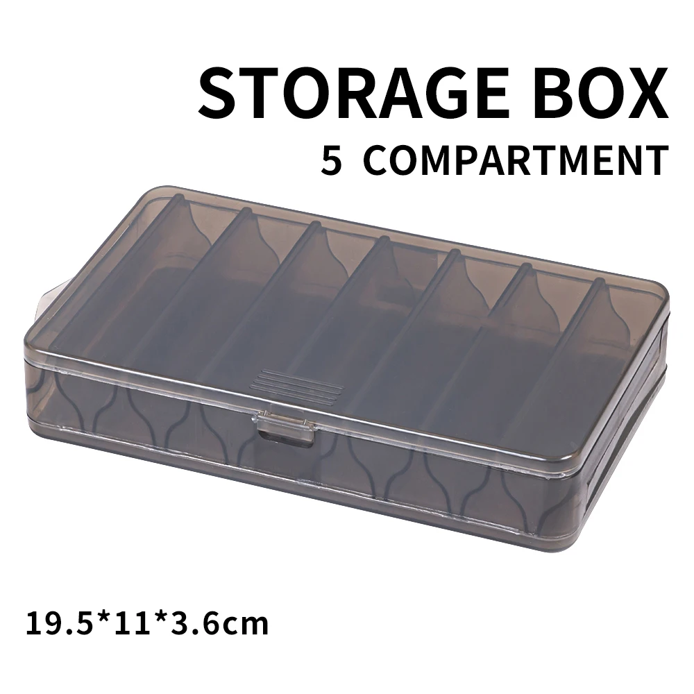 

NEWUP 2colors Fishing Tackle Box High Strength Transparent Visible Plastic Box Popper Lure Box