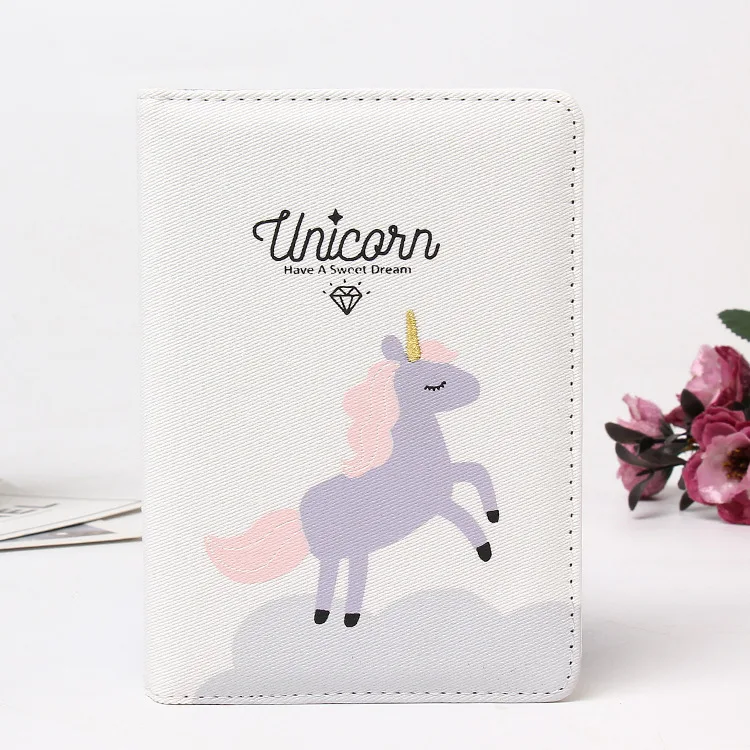 A6 80 sheets A6 Единорог милый тканевый Карманный Bullet Journal планировщик персональный органайзер Еженедельный дневник для путешественников записная книжка с цветными страницами канцелярские товары - Цвет: A6 80 sheets